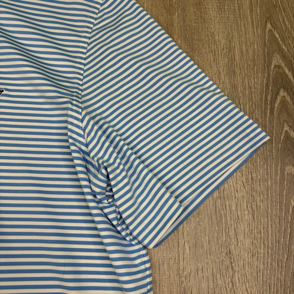 Vineyard Vines Performance Polo Golf Shirt Striped Short Sleeve Men Large Bundle - Picture 4 of 13